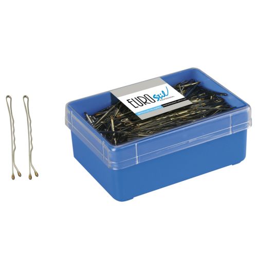 ŠPANGE kratke za lase rjave 300kos